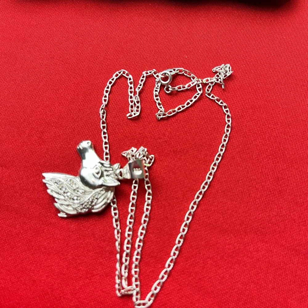 925 strling Silver Horse Pendant Necklace for Kids‎